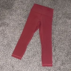 Lululemon Align leggings 21’ crop